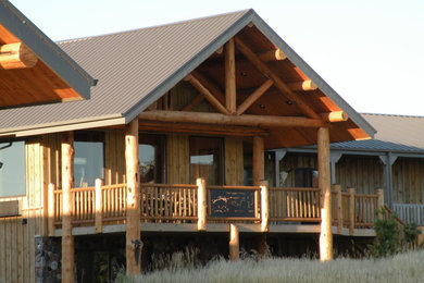 Example of an exterior home design in Other