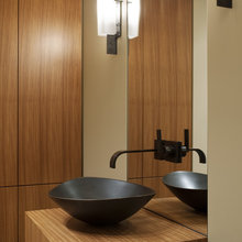 master bath - light cabinets