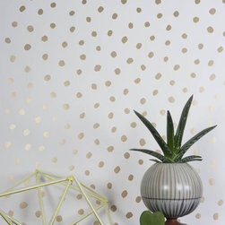 Sisters of the Sun :: Gold on Cream - Wallpaper