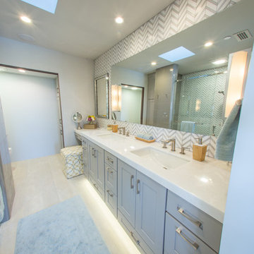 Eco-Friendly Master Bathroom in La Jolla, CA