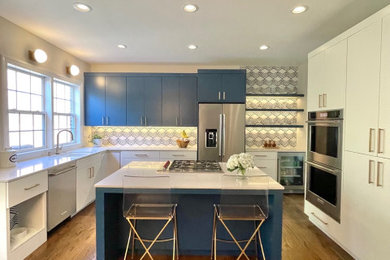 Inspiration for a transitional kitchen remodel in Atlanta