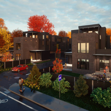 Modern Townhomes in Brentwood