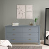 Artisan Solid Wood Bedroom Dresser and Media Cabinet, Storm Grey