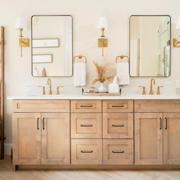 White Oak Master Bathroom