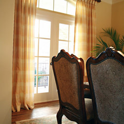 Buffalo check goblin panels - Window Treatments