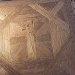Walnut Bordeaux Pattern- Custom Hand-scraped - Hardwood Flooring