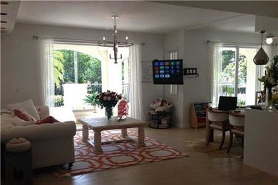 Example of a living room design in Miami