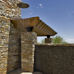 Island Stone Medan Charcol Stack Pebble Bath and Wall - Landscaping Stones And Pavers