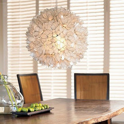Roost Lotus Flower Chandelier - White - Chandeliers