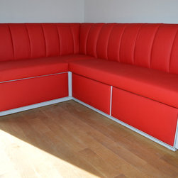 Kitchen Corner Bench Red - Dining Benches