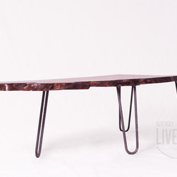 Industrial Coffee Table Natural Edges - Coffee Tables