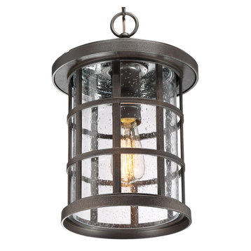 Luxury Craftsman Bronze Outdoor Pendant Light, UQL1049, Vienna Collection