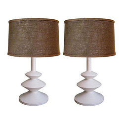Pair of Large Alberto and Diego Giacometti Lamps - Lighting