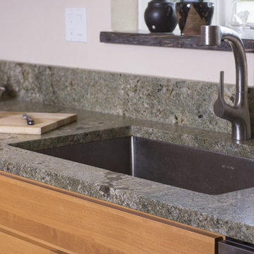 Stainless Steel Sink and Granite