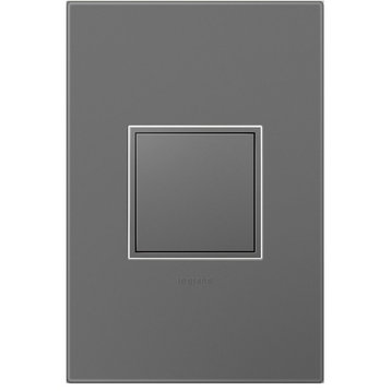 Adorne Pop-OutTM Power Outlet and Magnesium Wall Plate