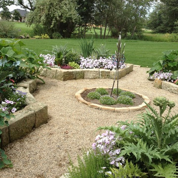 Sandstone Raised Beds