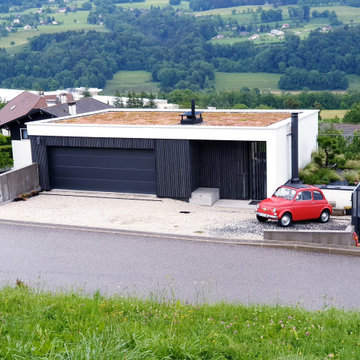 Construction d'une maison en bardage douglas à Argonay