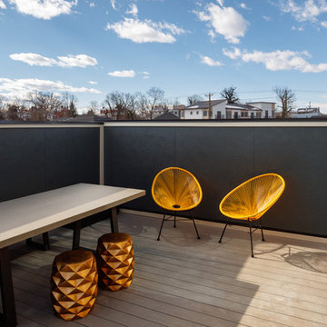Urban Industrial Contemporary Townhome with Rooftop Deck