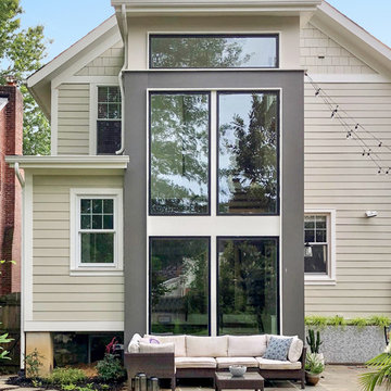 Rear Staircase Addition w/Kitchen and Basement Remodeling