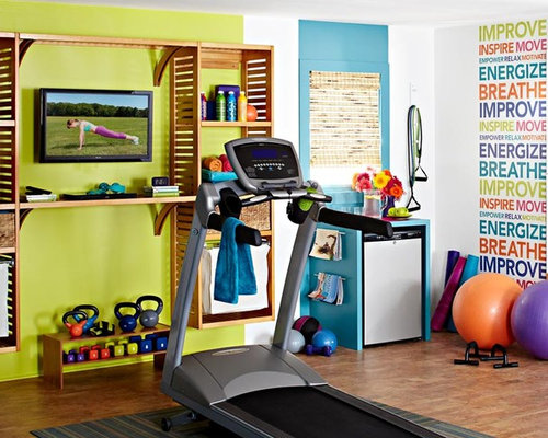 Eclectic Home Gym Tampa Eclectic home gym idea in Other