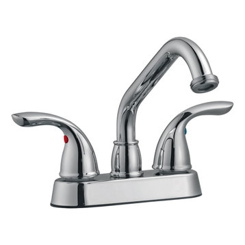 Design House 525139 Ashland Double Handle Laundry Faucet - Polished Chrome