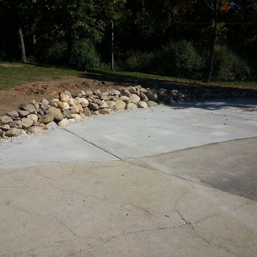 Retaining Wall and Turnaround Area