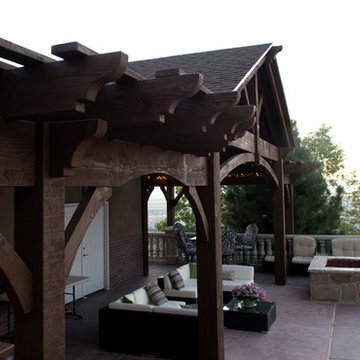 Mountain Resort Style Living in the Backyard