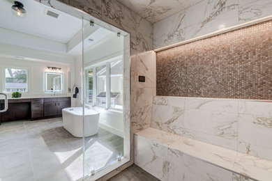 Bathroom - modern bathroom idea in DC Metro