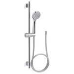 Kohler - Kohler Awaken B90 1.75GPM Handshower Kit, Polished Chrome - This all-in-one kit includes the Awaken B90 1.75-gpm multifunction handshower, a 24-inch slidebar, and a 60-inch ribbon hose. Advanced spray performance delivers three distinct sprays - wide coverage, intense drenching, or targeted - with a smooth rotation of a thumb tab. Ergonomic design makes for superior comfort and ease of use, with ideal balance and weight in the hand. The artfully sculpted sprayface takes its inspiration from the purposeful patterns found in nature, complementing a wide range of bathroom styles.