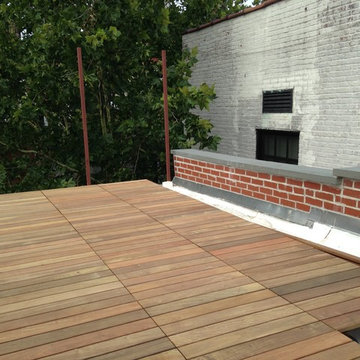 Ipe decking progress