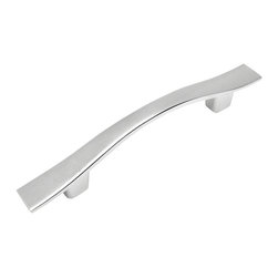 Cosmas - Cabinet Pull, Polished Chrome - Cabinet And Drawer Handle Pulls