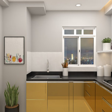 Modern Modular Kitchen Design by Custom Design Interiors