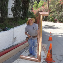 Radius Copper Half Round Gutter - Products