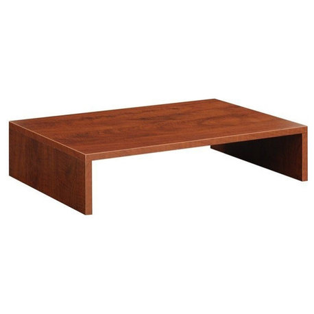 Convenience Concepts Designs2Go Small Monitor Riser in Cherry Wood Finish