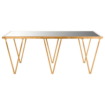 Analea Coffe Table, Antique Gold