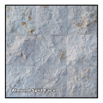 Split Face - Almond 6" x Random