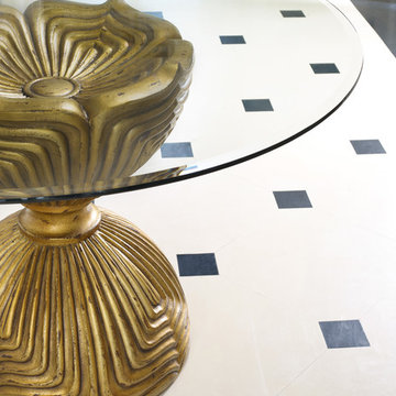 Cynthia Rowley Shangri-La Gilded Dining Table Base