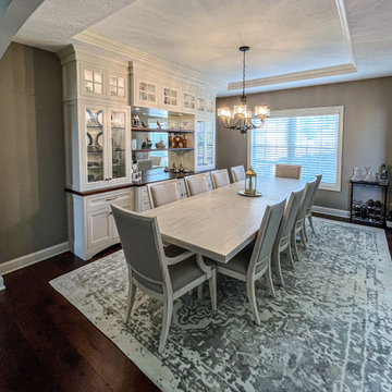 Gorgeous Dining Room with Buffet Cabinetry
