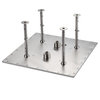 24" Ceiling Shower Rain Head Set With Shower Body Jets