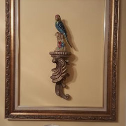 Art - Cockatoo Bird in Open Frame - Products
