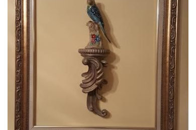 Art - Cockatoo Bird in Open Frame