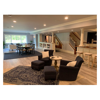 Naperville Basement Remodel - Transitional - Basement - Chicago - by ...