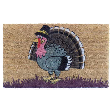 Imports Decor Coir And Pvc Turkey Door Mat With Multicolor Finish 539PVC