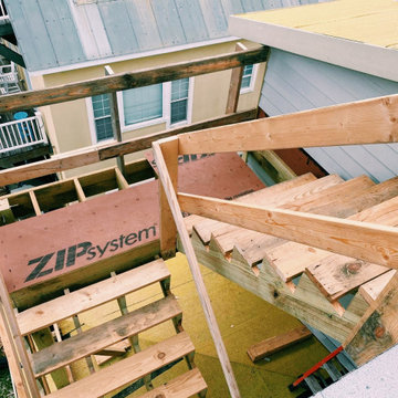 Deck 3 floor grey house