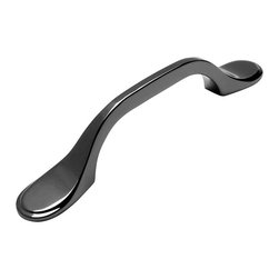 Cosmas - Cabinet Pull, 3" Hole Centers, Set of 25, Black Nickel - Cabinet And Drawer Handle Pulls