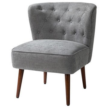 Caporaso Side Chair, Grey