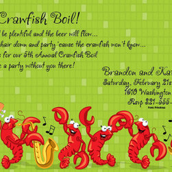 CRAWFISH INVITATIONS CARDS - Products