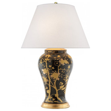 Gable Black and Gold Table Lamp