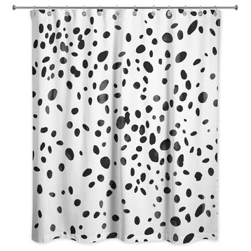 Dalmatian Spots Shower Curtain