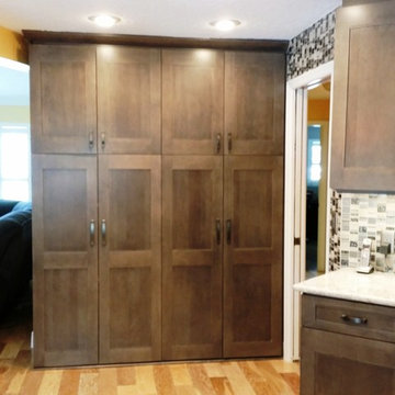 New Cabinets in Maple With Stone Grey Stain